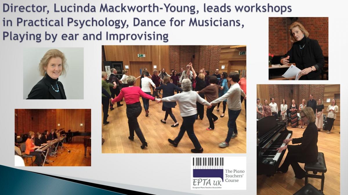 Lucinda Mackworth-Young leading workshops