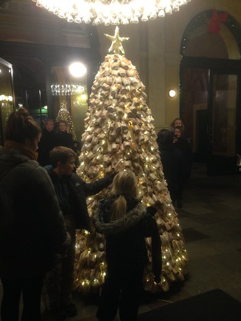 Ballet shoe Christmas tree